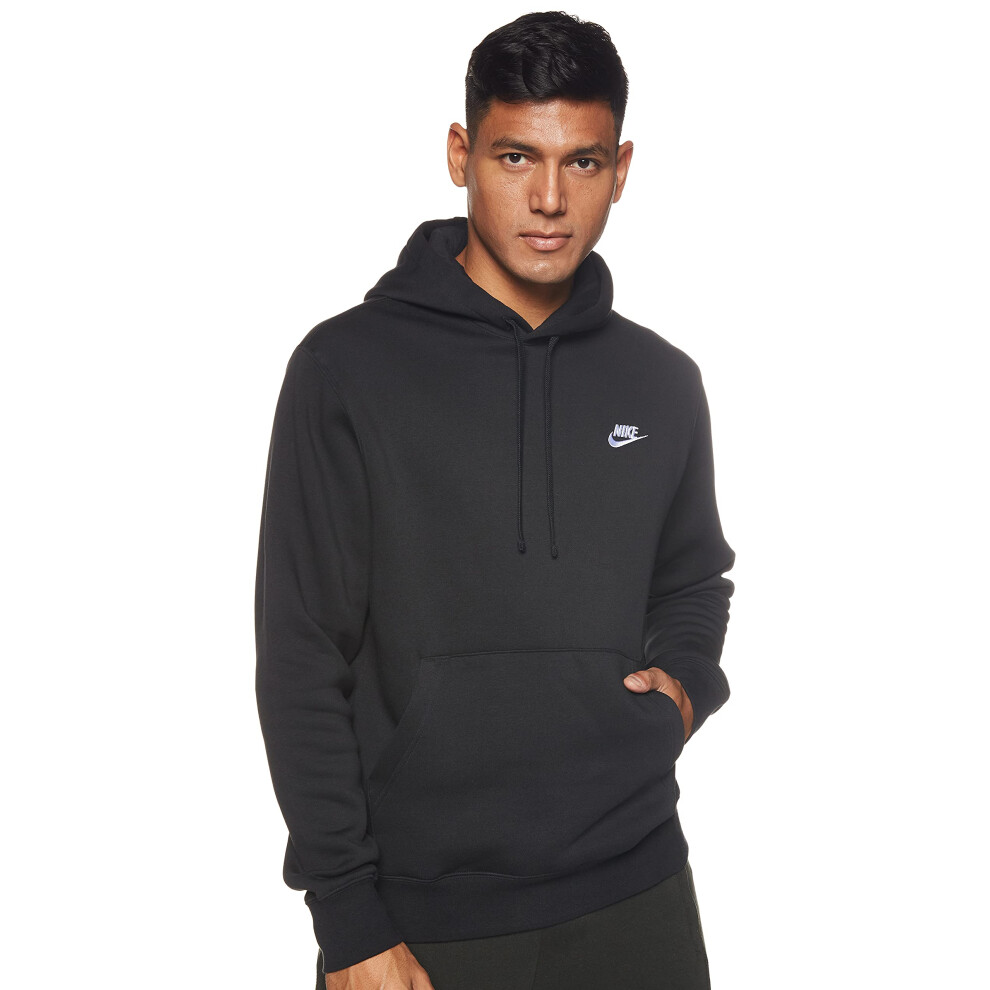 Nike Pull Over Hoodie  Black/Black/White  3X-Large-T