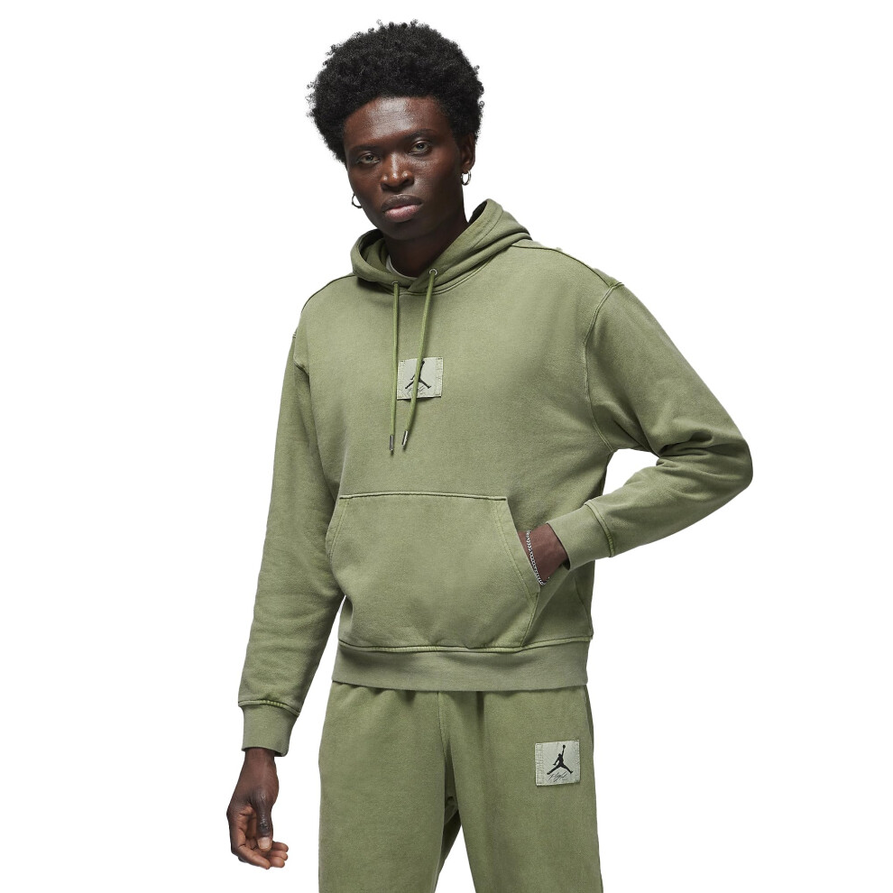 Nike Mens Jordan Flight Fleece Men's Washed Pullover Hoodie (US  Alpha