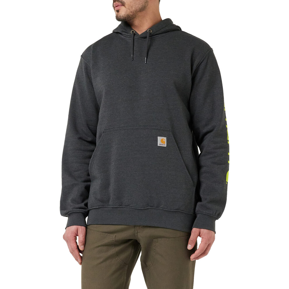 Carhartt Men's Loose Fit Midweight Sweatshirt  Carbon Heather  Large T