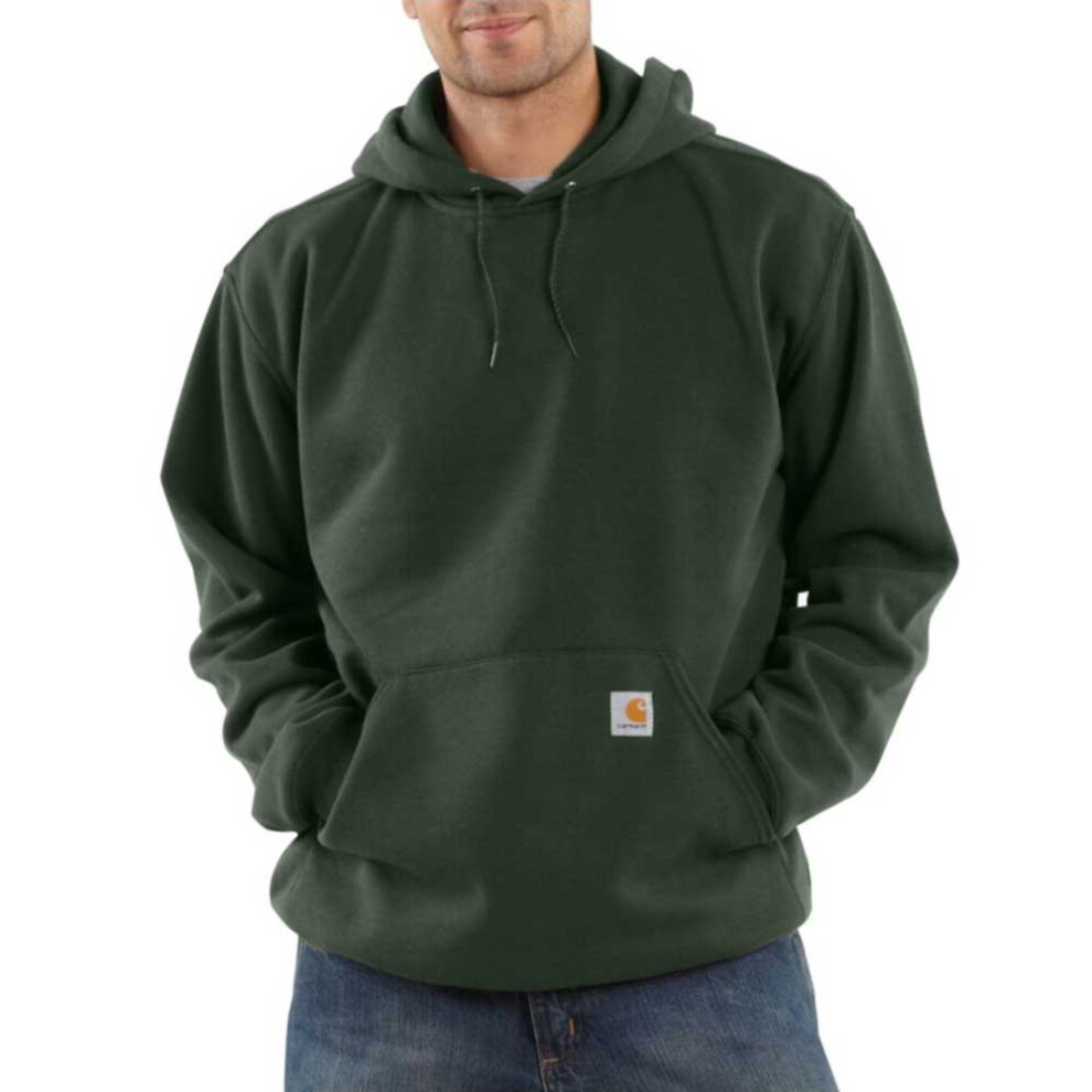 Carhartt Men's Loose Fit Midweight Sweatshirt  Olive  X-Large Tall