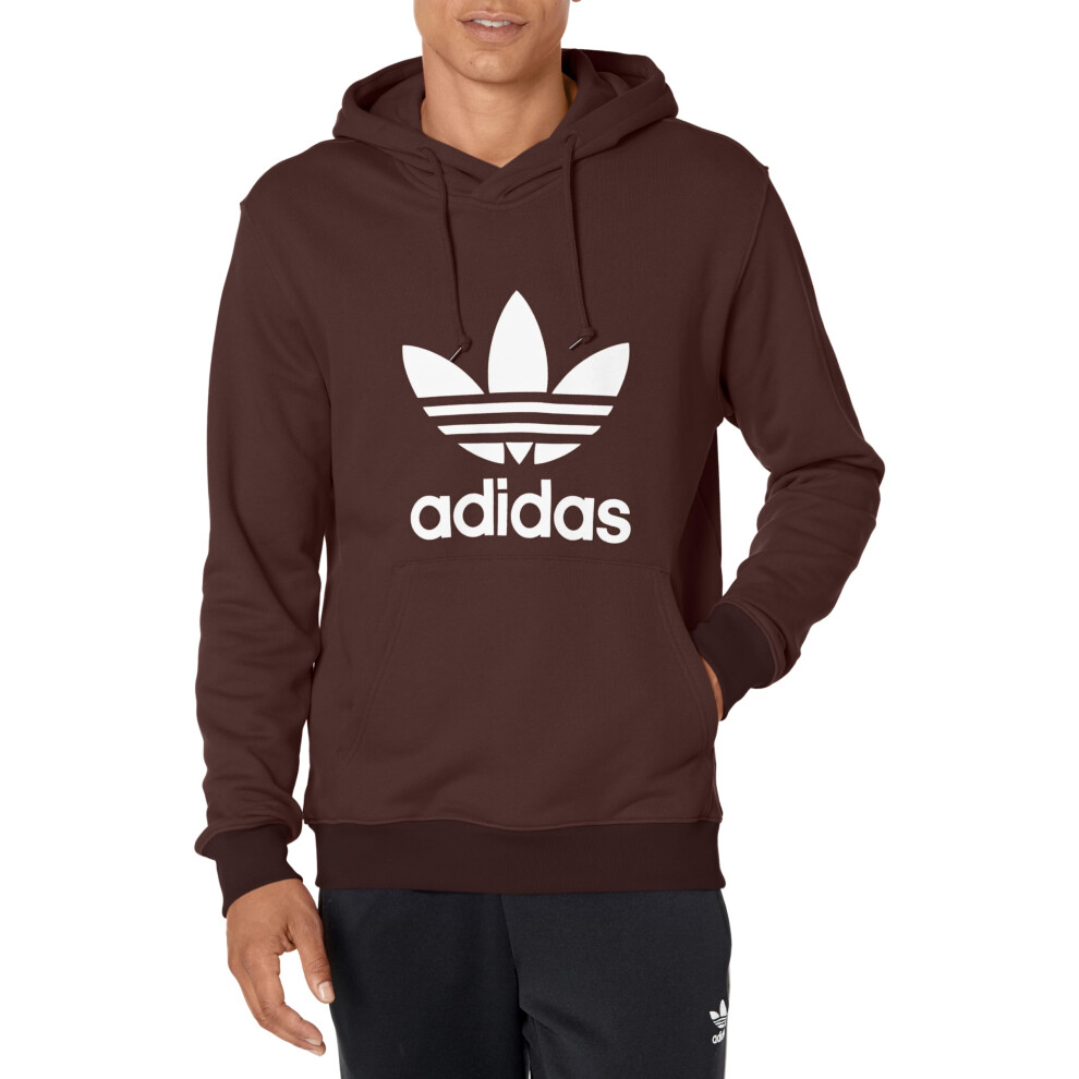 adidas Originals mens Adicolor Classics Trefoil Hoodie Shadow Brown XX