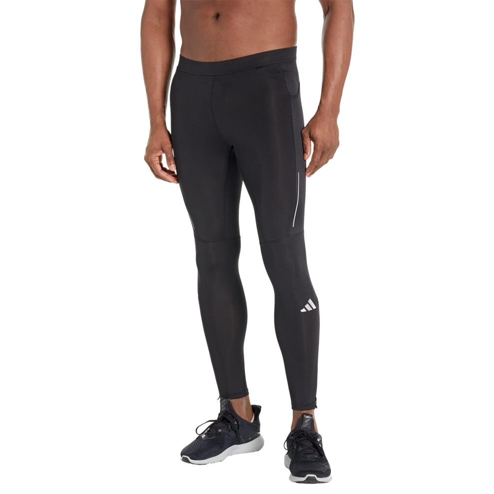 adidas Men's Own The Run Tights  Black  Large