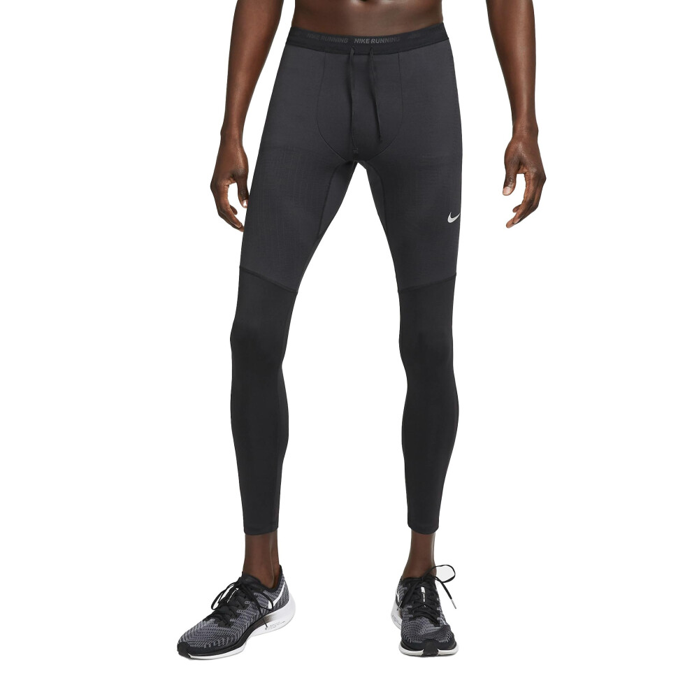 Nike Men Phenom Elite Running Tights (Large  Black)
