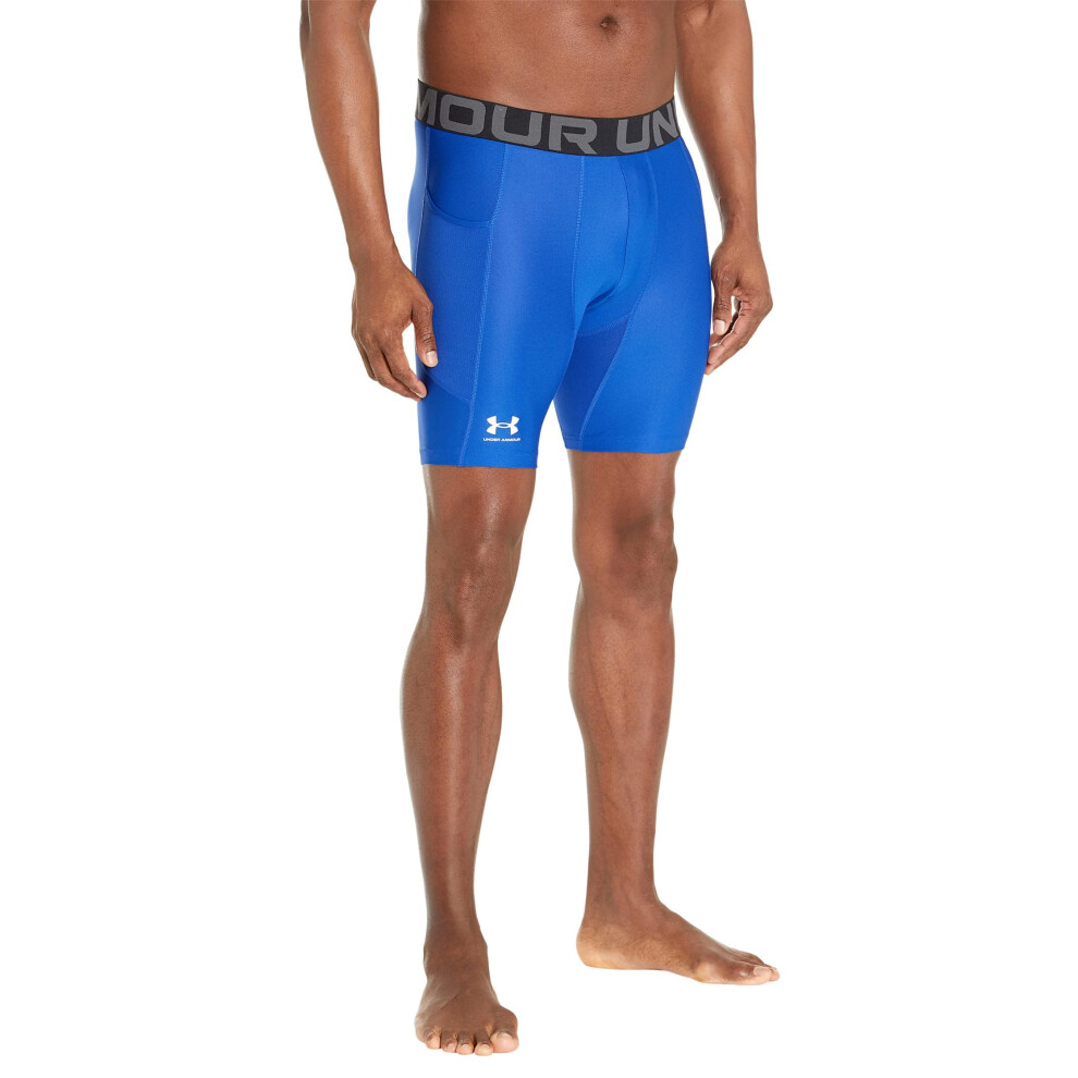 Under Armour Men's Armour HeatGear Compression Shorts   Royal Blue (40