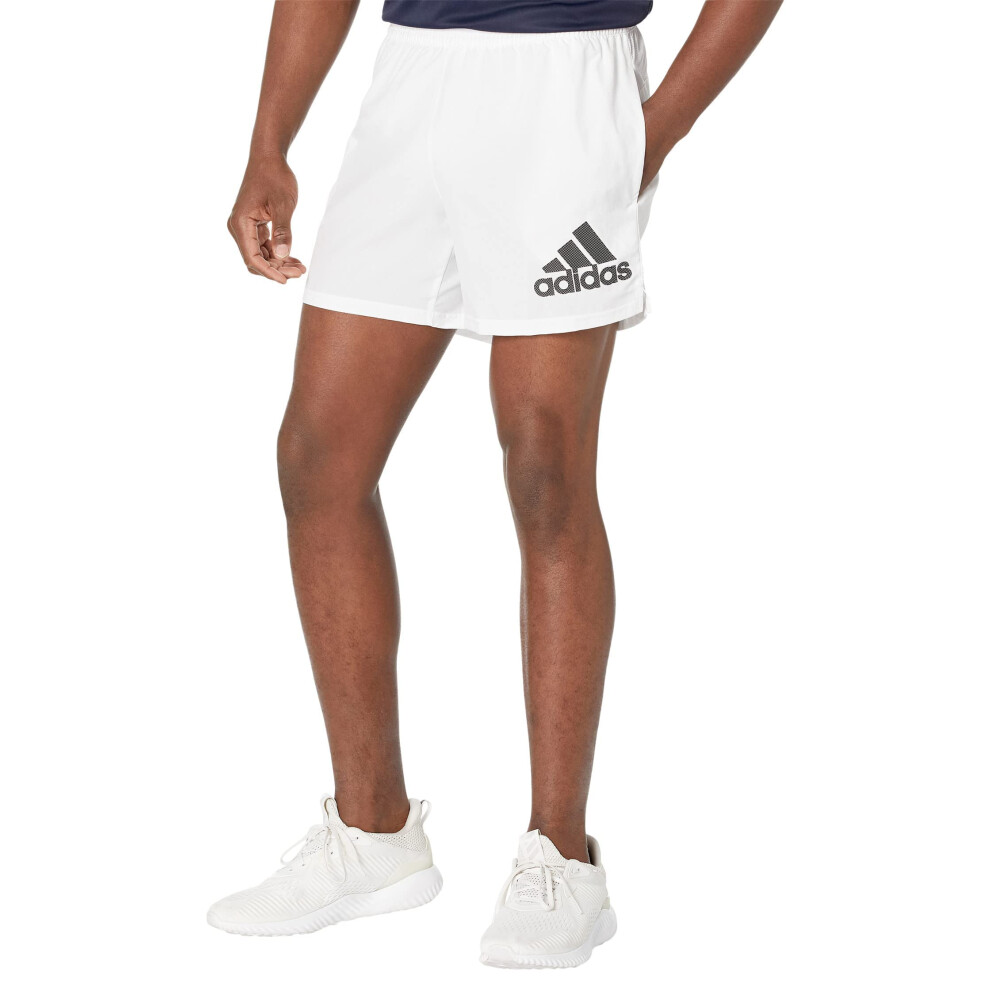 adidas Men's Run It Shorts  White  X-Small