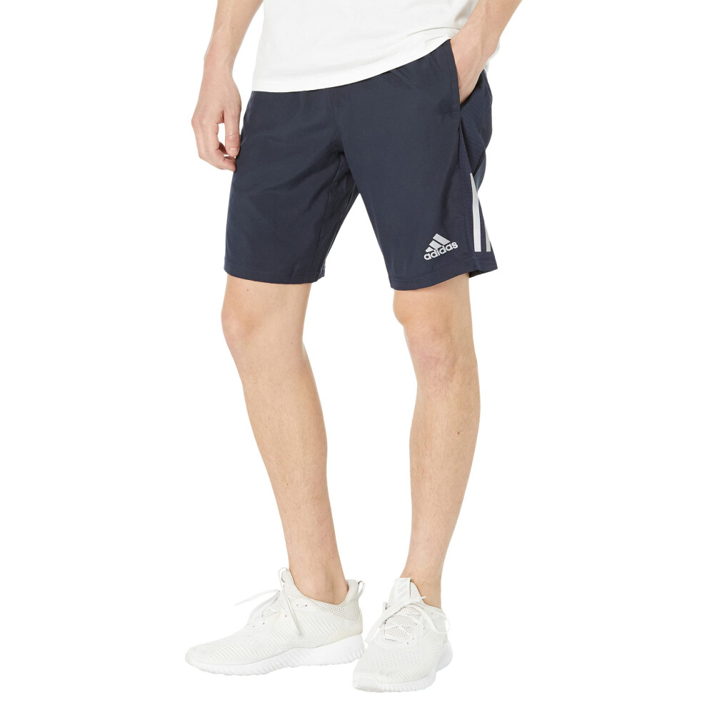 adidas Men's Standard Own The Run Shorts  Legend Ink/Reflective Silver