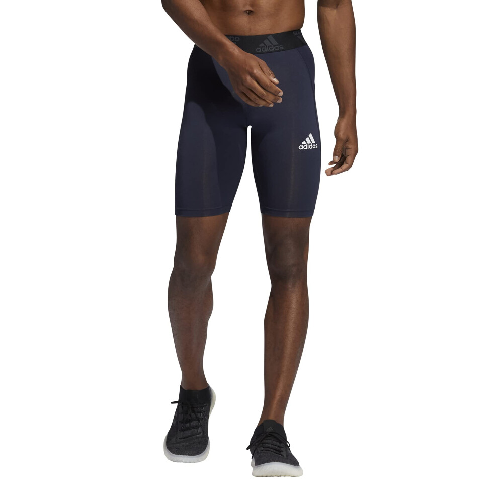 adidas Men's Techfit Short Tights  Legend Ink  XX-Large