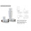 Designer White Thermostatic Radiator Valve TRV Twin Pack - Corner 2