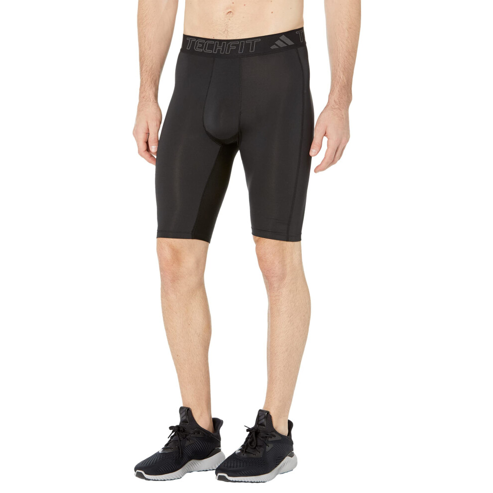 adidas Men's Techfit AEROREADY Training Short Tights  Black  XX-Large