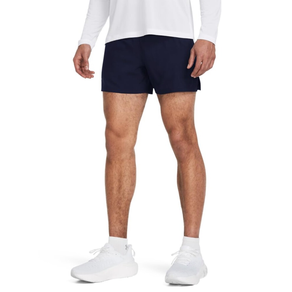 Under Armour Men's Launch Run 5-Inch Shorts  (410) Midnight Navy/Midni