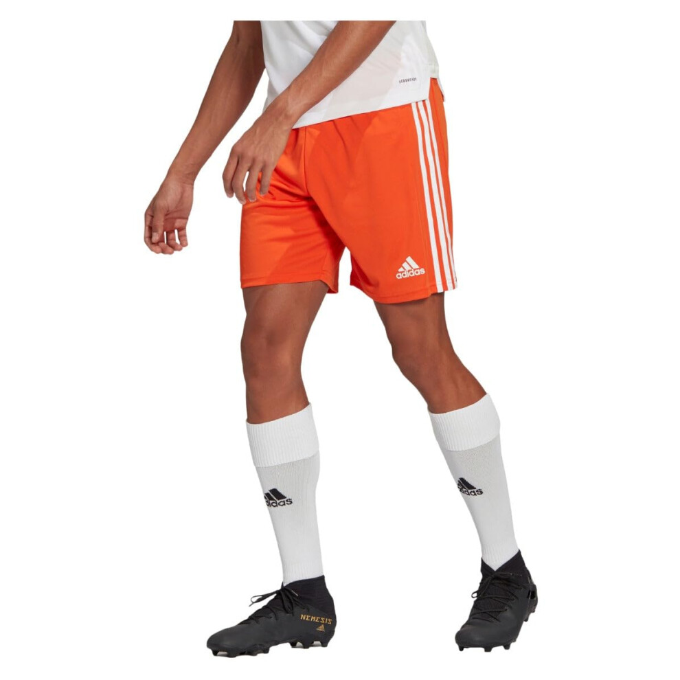 adidas mens Squadra 21 Shorts  Team Orange/White  Medium US