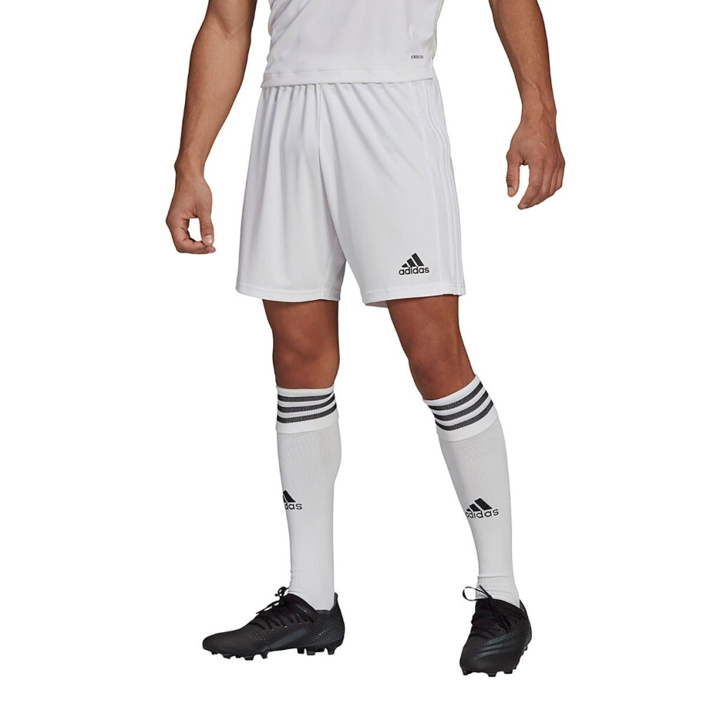 adidas Men's Squadra 21 Shorts  White/White  Large