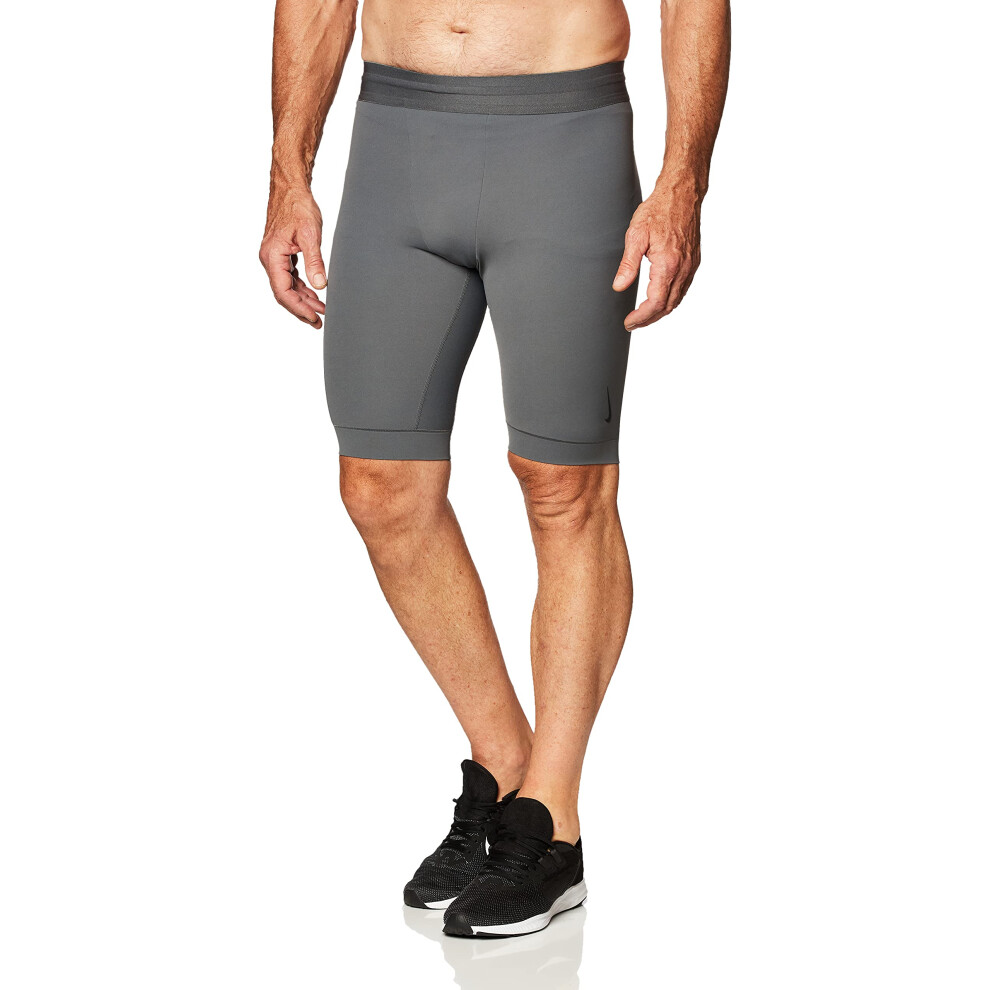 Nike Yoga Dri-FIT Men's Infinalon Shorts  3XL Iron Grey/Black