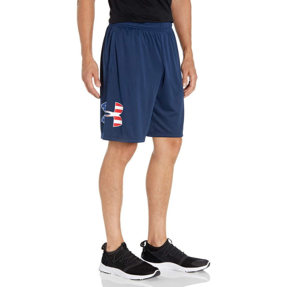 Under Armour Men's Freedom Tech Logo Shorts   Academy Blue (408)/Acade