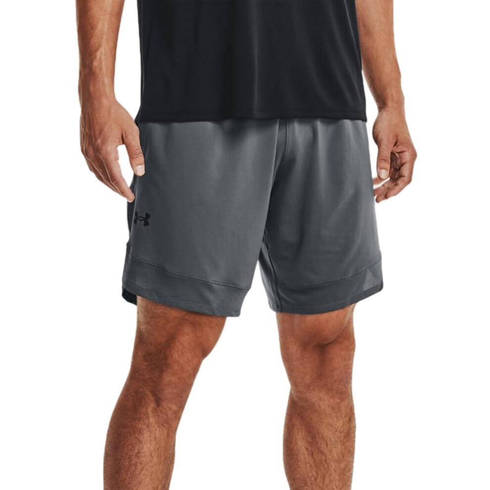 Under Armour Training Stretch Shorts  Pitch Gray (012)/Black  Medium