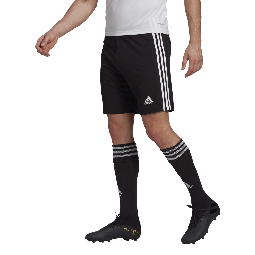 adidas mens Squadra 21 Shorts  Black/White  XX-Large US