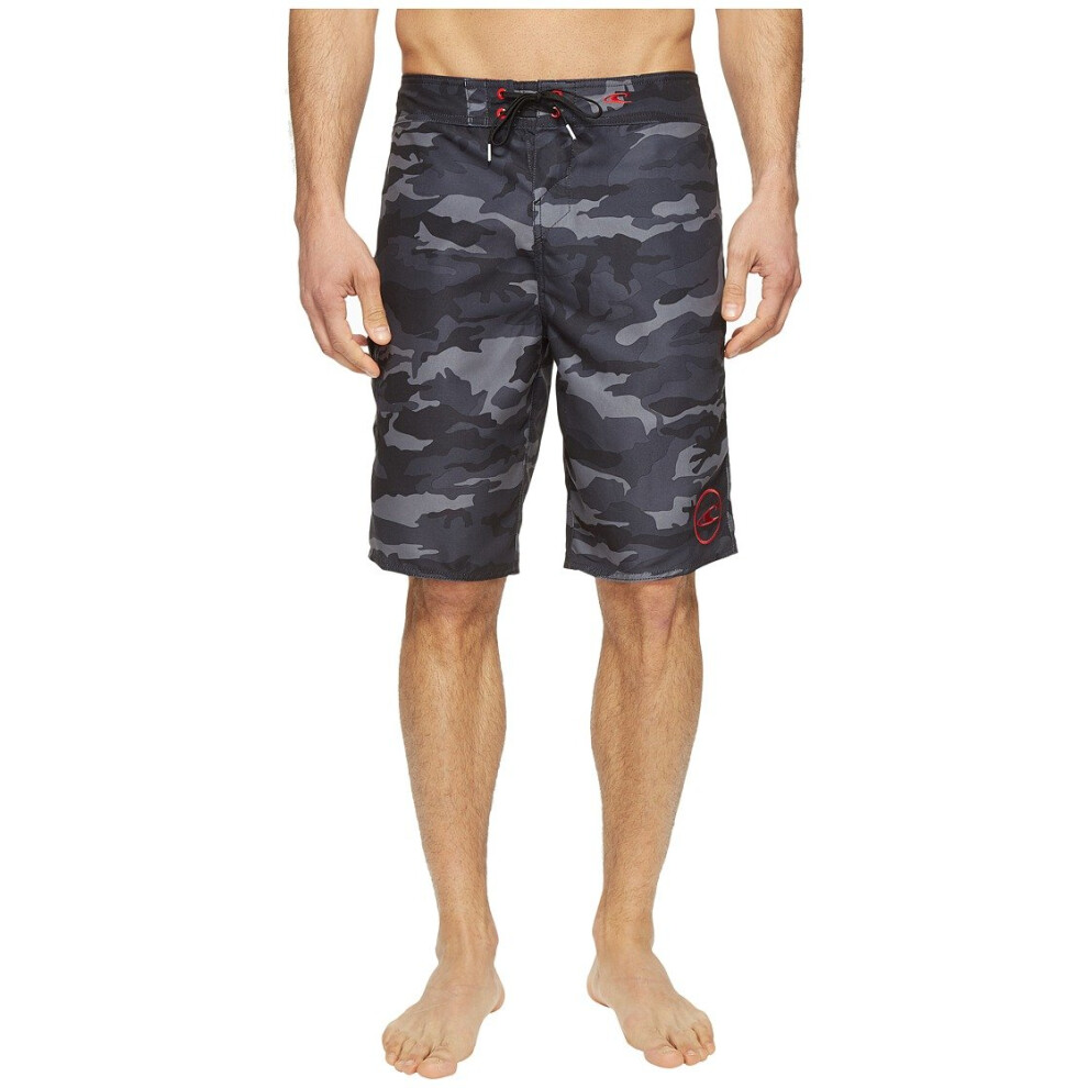 O'NEILL Mens Santa Cruz Printed 2.0 Swim  Black Camo  29