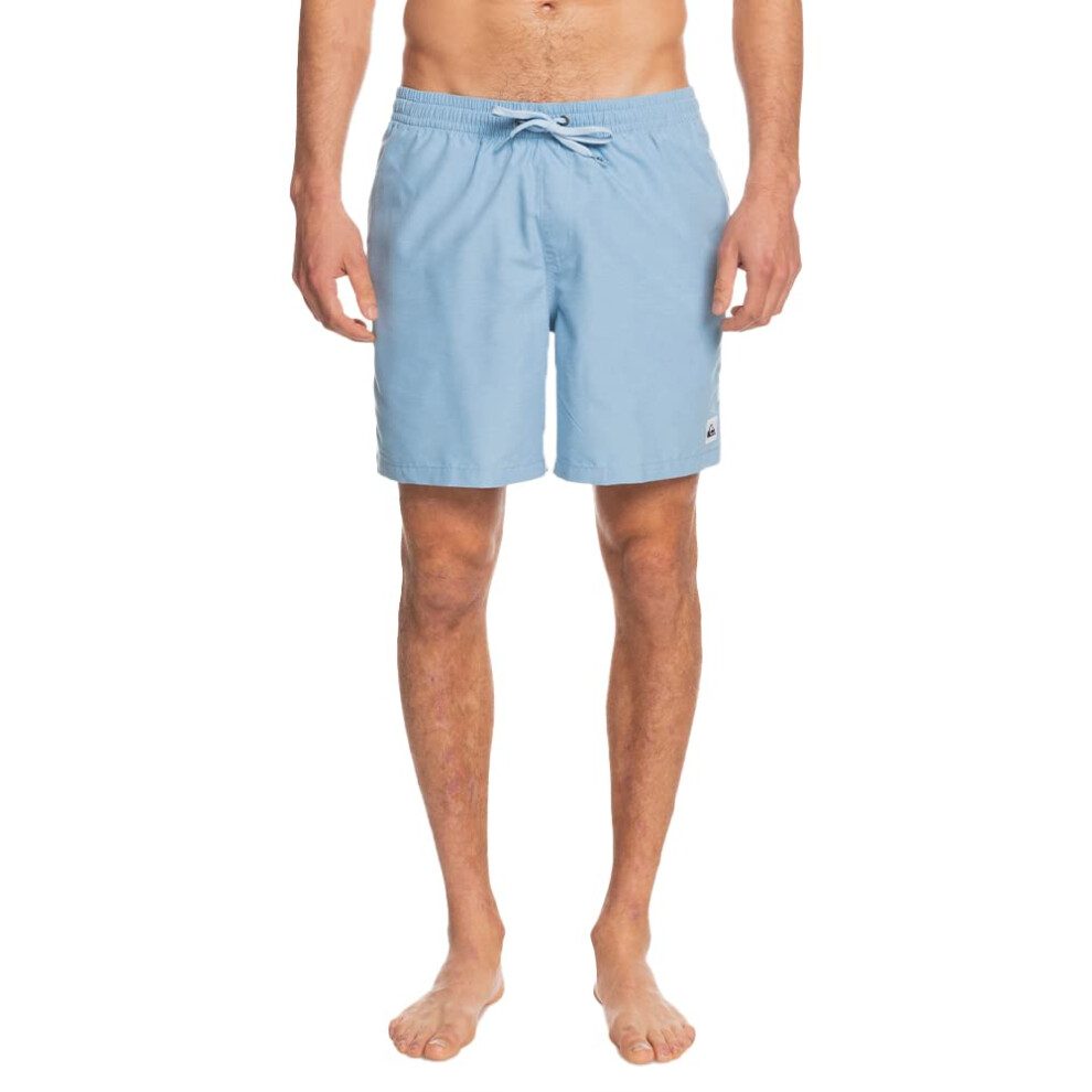 Quiksilver mens Everyday Heather Volley 17 Volley Swim Trunk Bathing S