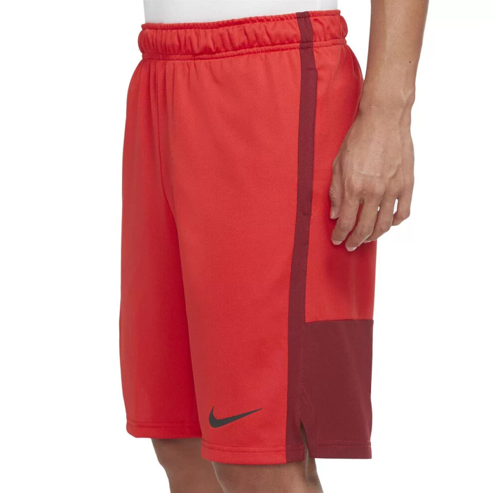 Nike Men's Dri-FIT Knit Hybrid 9"" Training Shorts (as1  Alpha  m  Reg