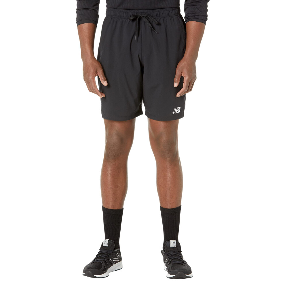 New Balance Men's 9 inch Tenacity Woven Logo Short  Black   Small