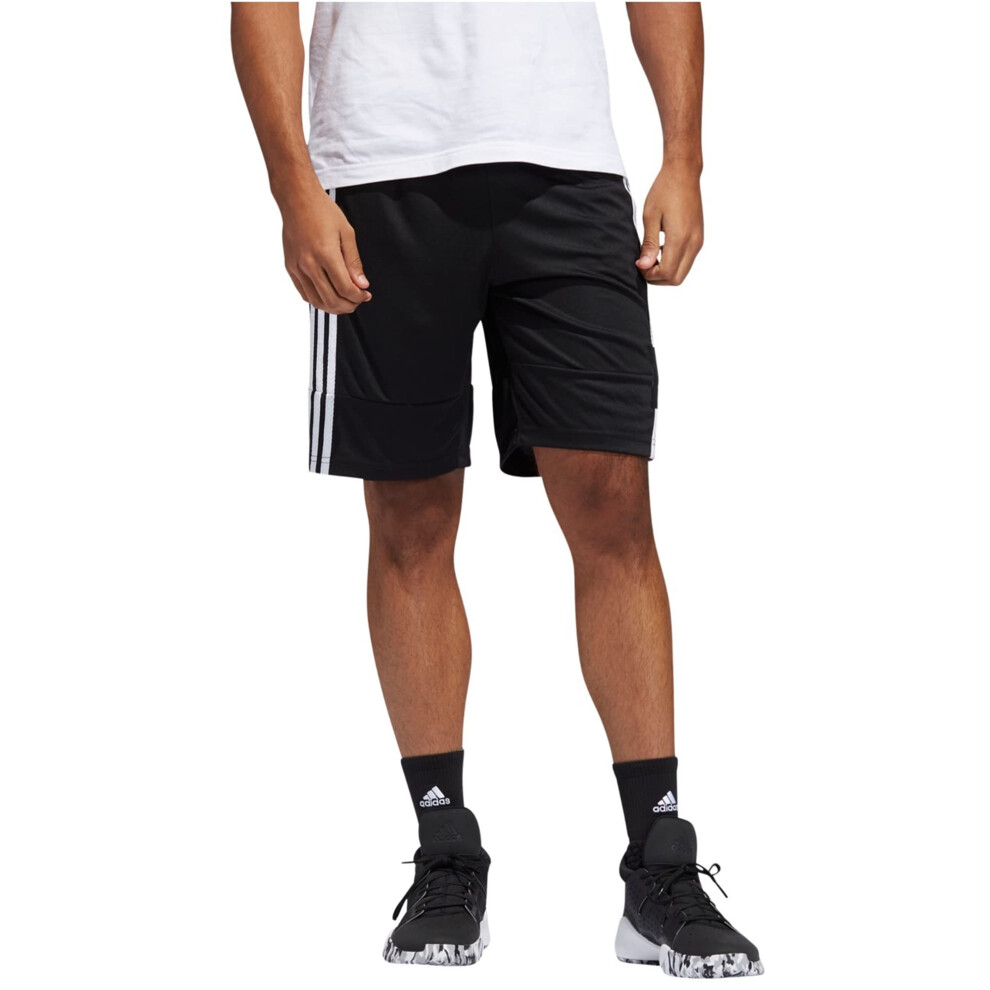 adidas Men's 3g Speed X Shorts  Black/White/White  Medium