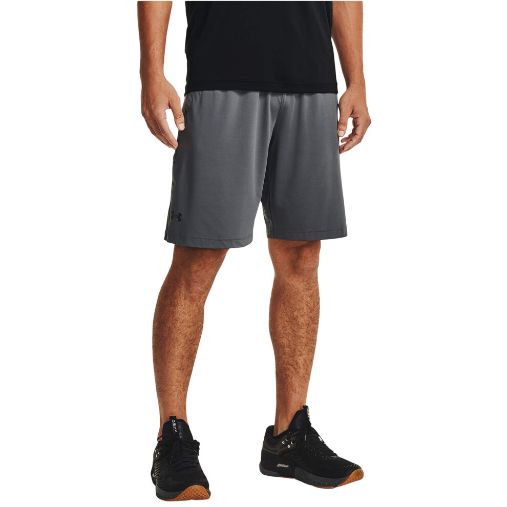 Under Armour Men's Raid 2.0 Gym Shorts  Pitch Gray (012)/Black  Large