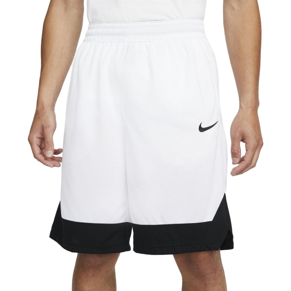 Nike Men's Dri-FIT Icon Basketball Shorts Black/White/White/White Larg