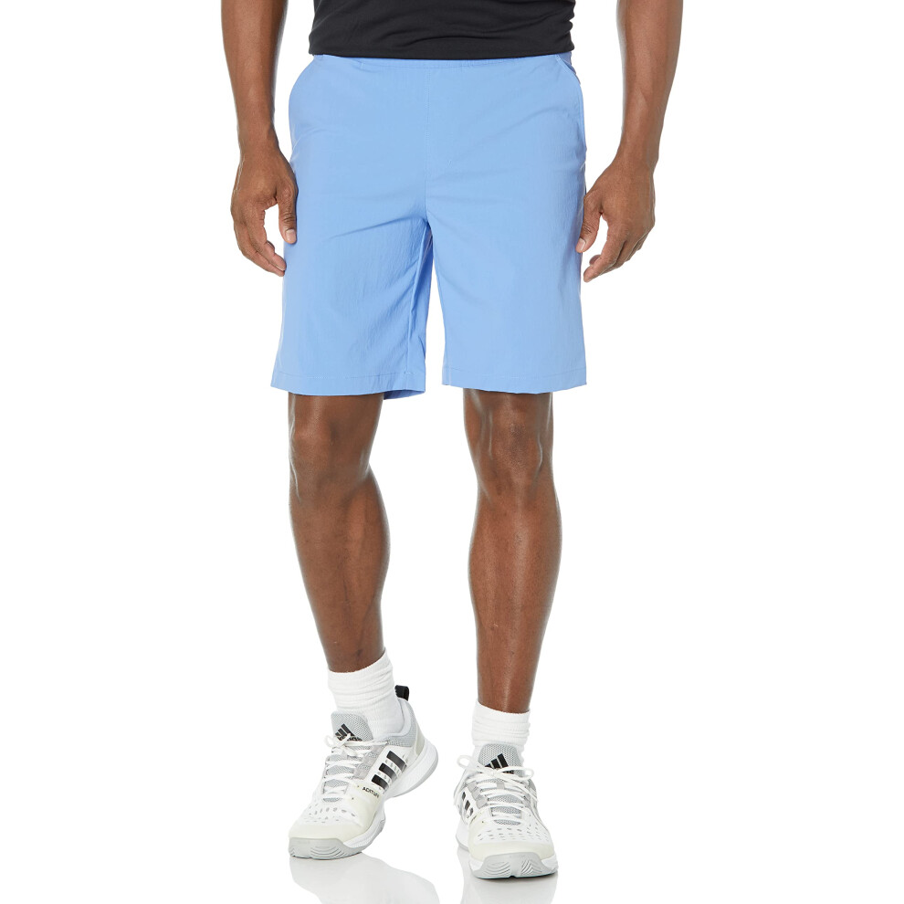 adidas Men's Ripstop 9 Inch Golf Shorts  Blue Fusion  Medium