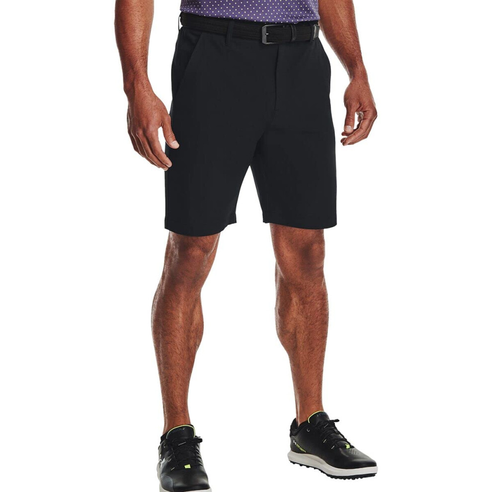 Under Armour Men's Drive Shorts   Black (001)/Halo Gray   32