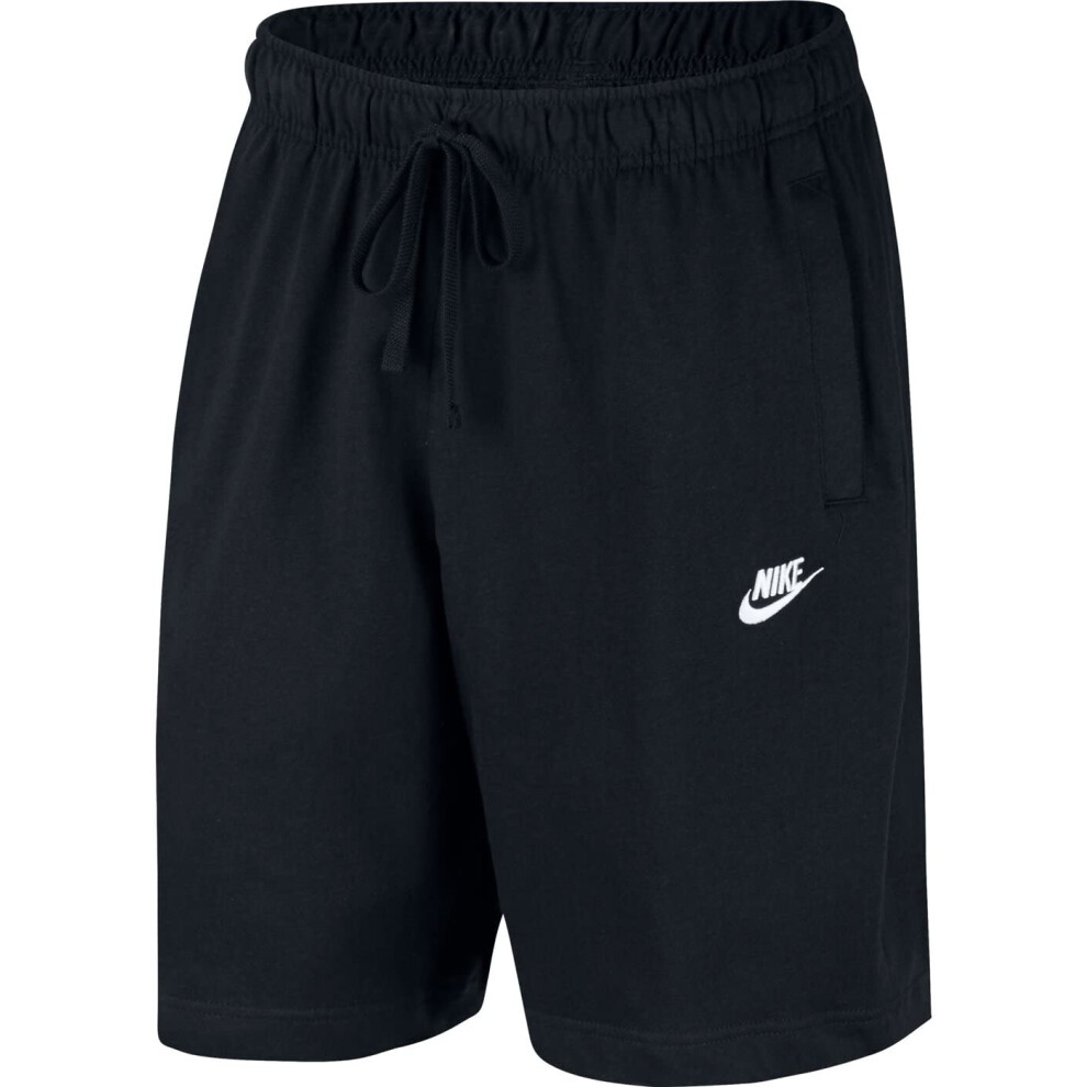 Nike Men's Sportswear Club Short Jersey  Black/White  Small