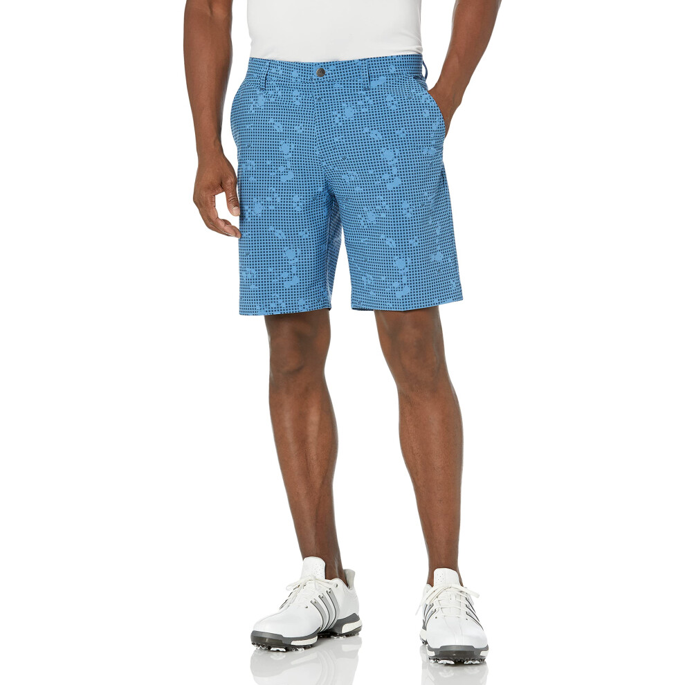 adidas Men's Ultimate365 Night Camo Print Golf Shorts  Focus Blue  34