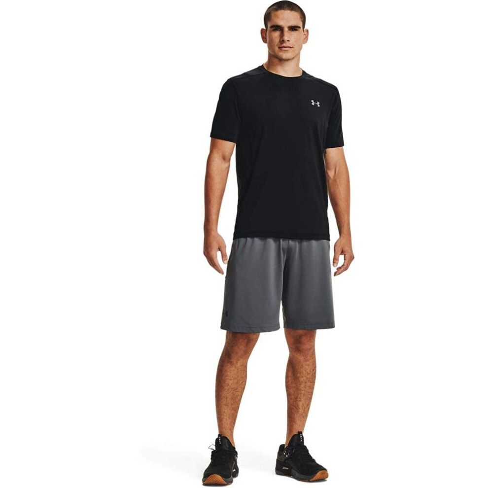 Under Armour Men's Raid 2.0 Gym Shorts  Pitch Gray (012)/Black  Large