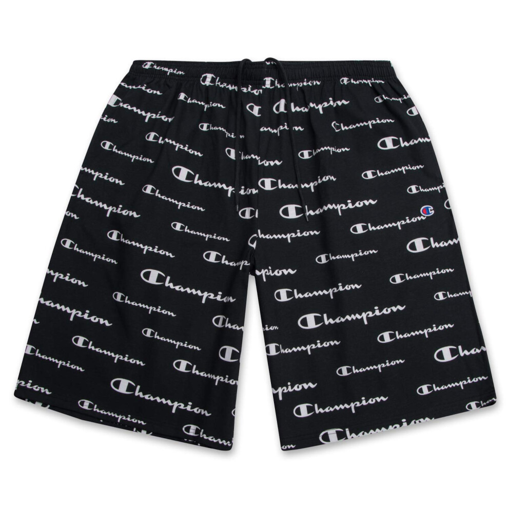 Champion Mens Shorts Big and Tall- All Over Print Mens Workout Gym Sho