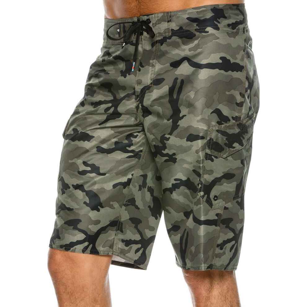 Quiksilver Men's Standard Manic 22 Inch Length Cargo Pocket Boardshort