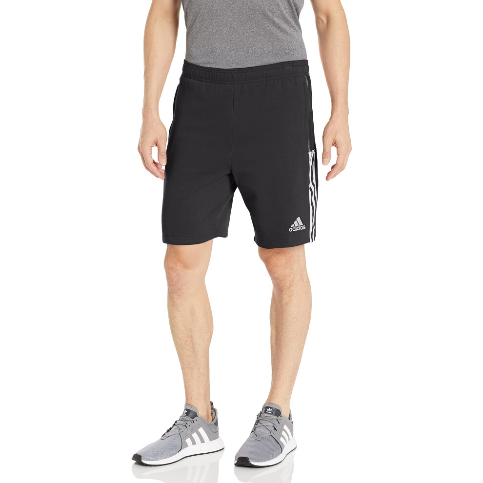 adidas mens Tiro 21 Sweat Shorts Black Small