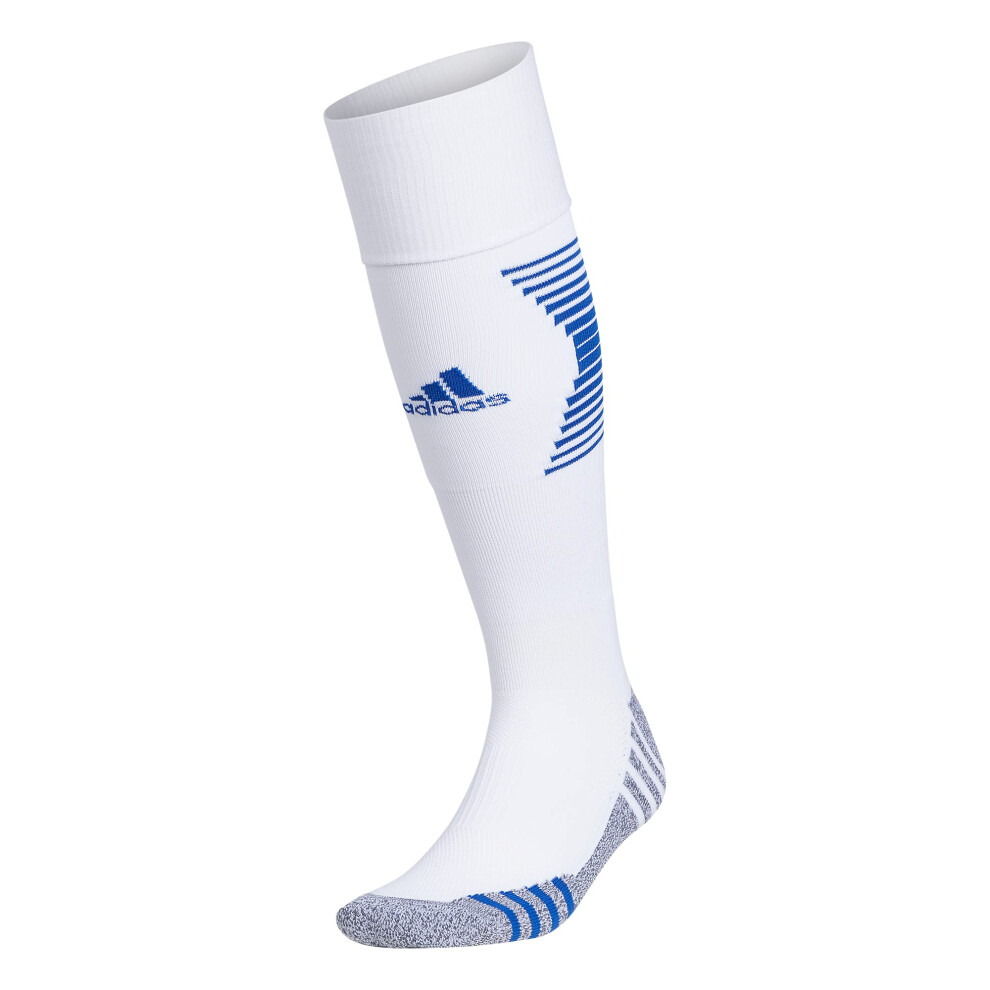 adidas Speed 3 Soccer Socks (1 Pair)  White/Team Royal Blue  Small