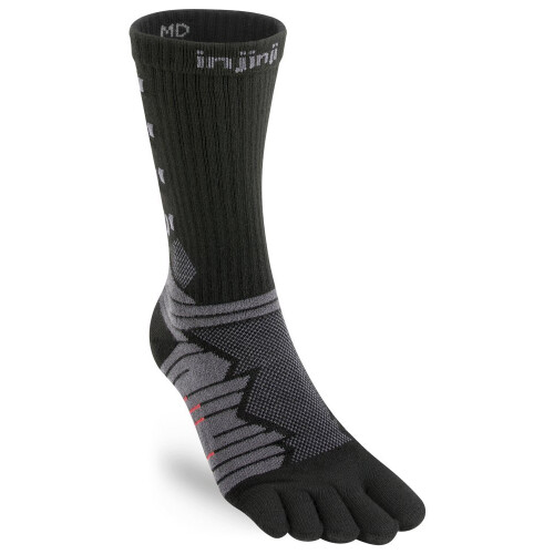 Injinji Ultra Run Crew (Large  Obsidian)