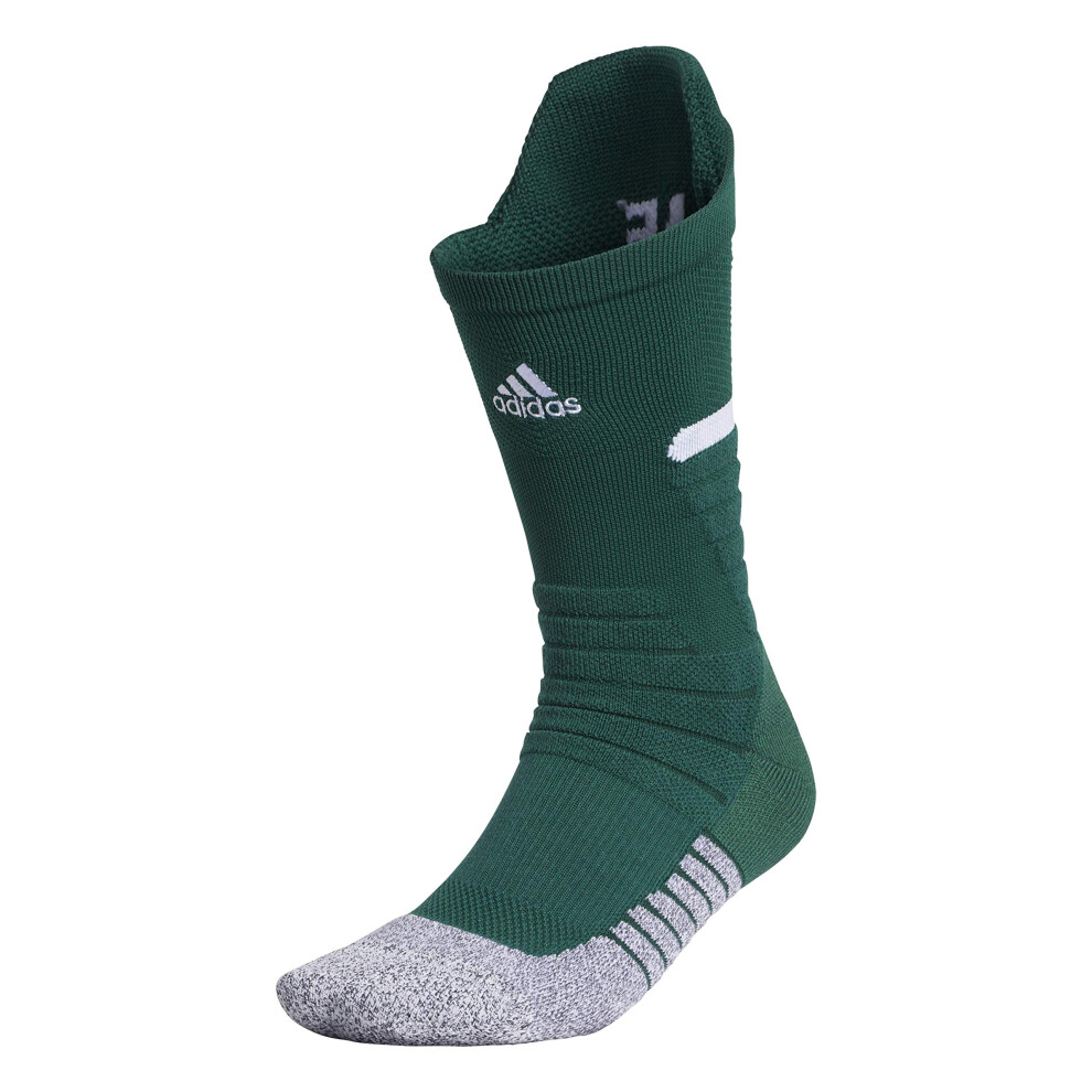 adidas Unisex Adizero Football Cushioned Crew Socks (1-Pair)  Team Dar