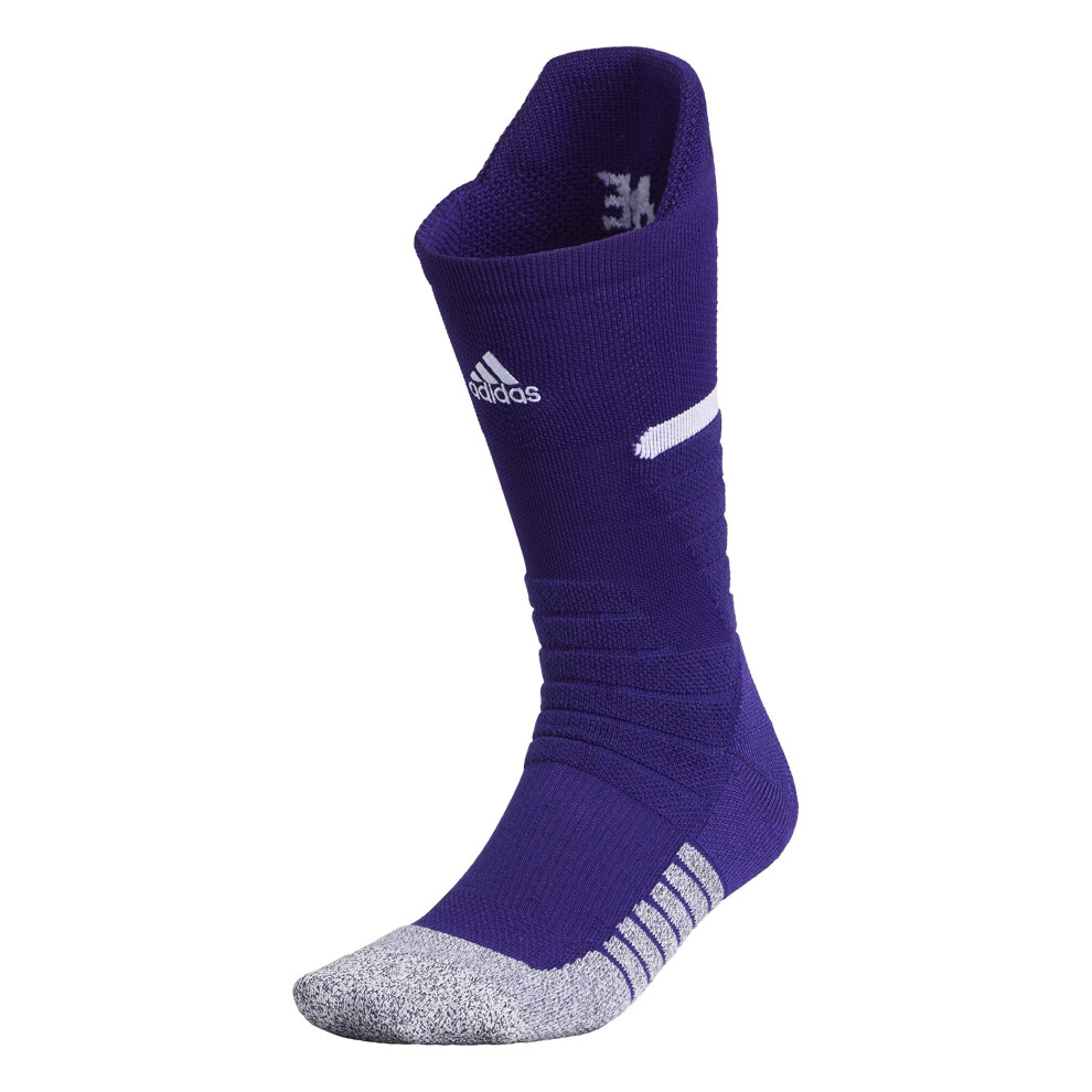 adidas Unisex Adizero Football Cushioned Crew Socks (1-Pair)  Team Col