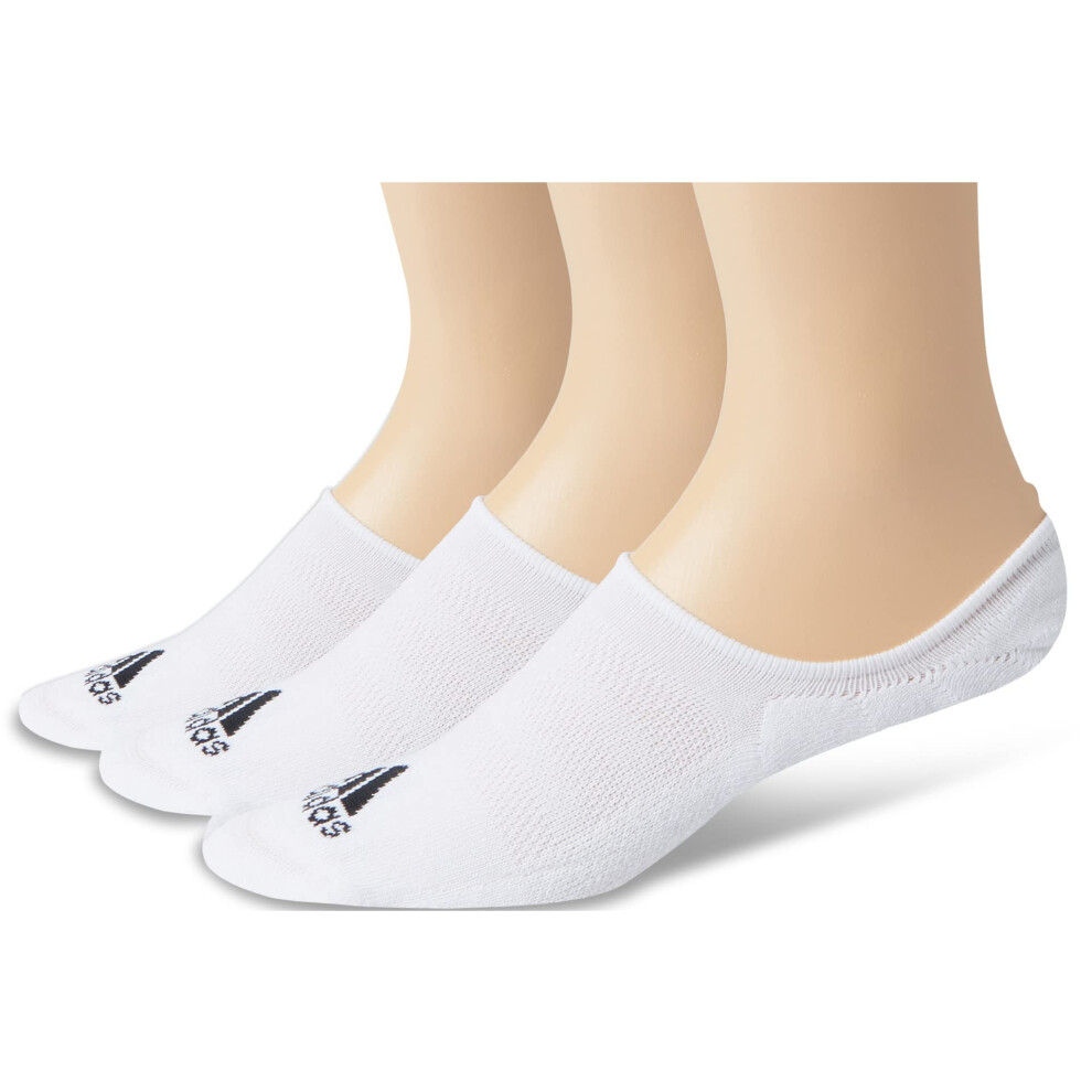 adidas Golf Men's 3-Pack Low Cut Sock  White  9-12