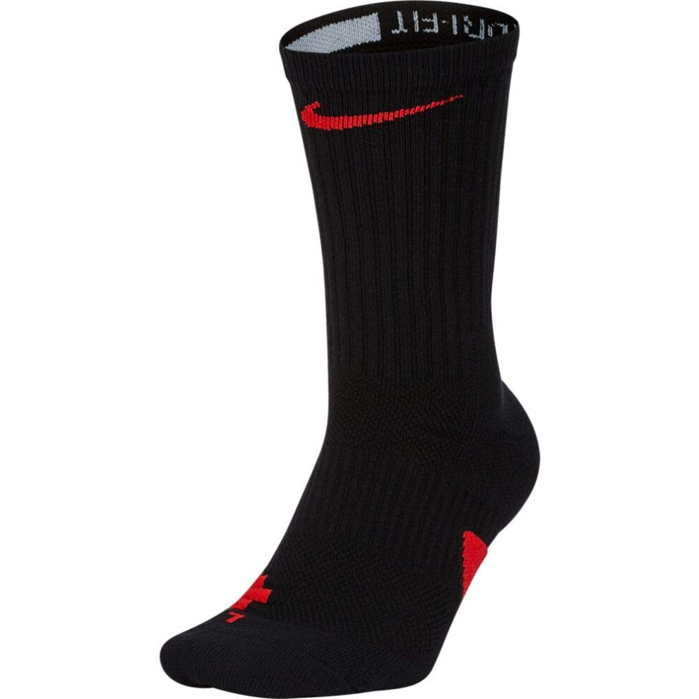 Nike Elite Crew Sock Black | Red L