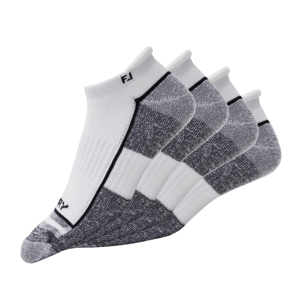 FootJoy Mens 18138d Golf Socks  White  12-15 US