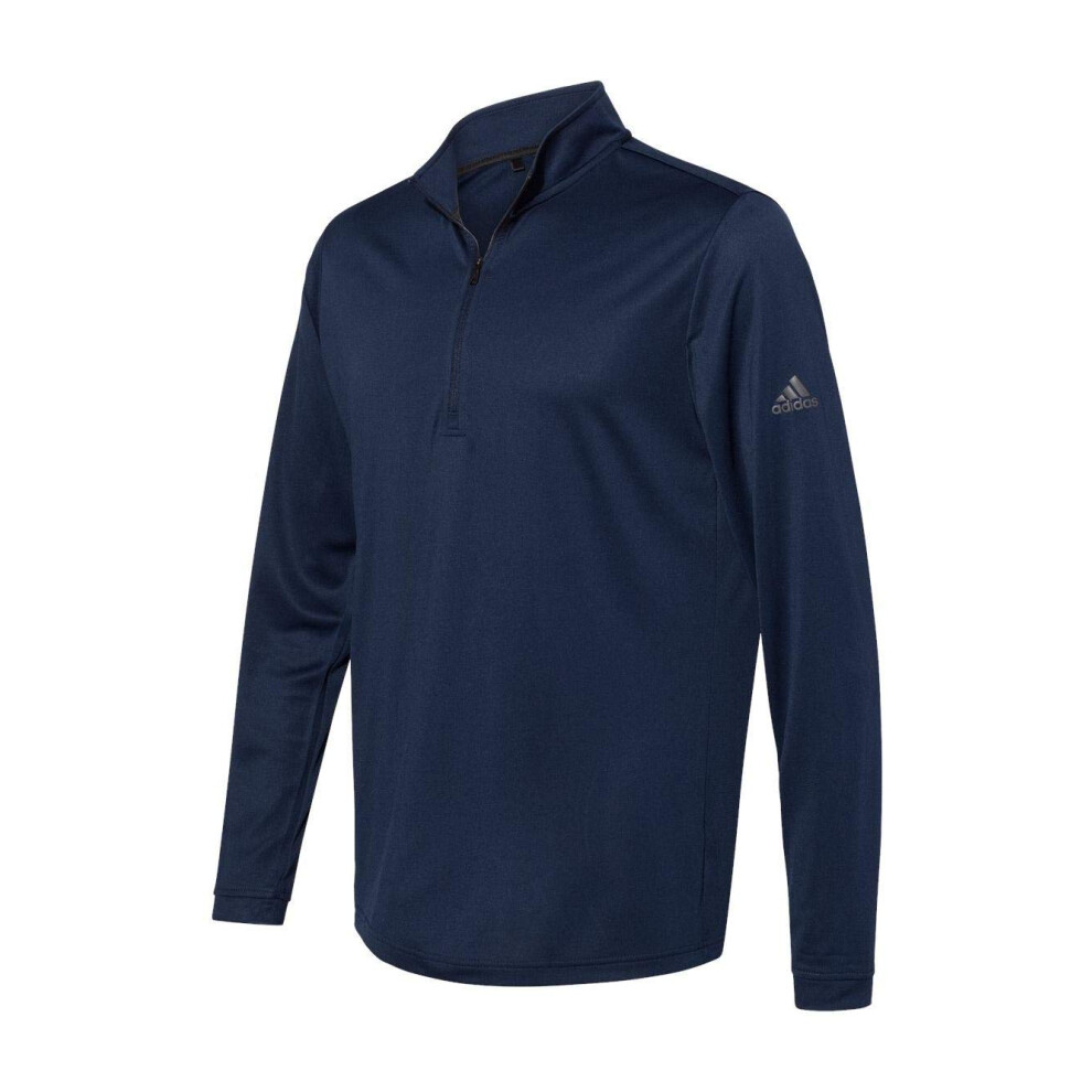 Adidas Lightweight Quarter-Zip Pullover L Collegiate Navy