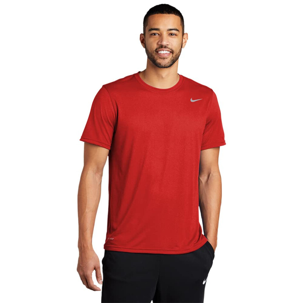 Nike Men's Shirt Short Sleeve Legend Medium  University Red