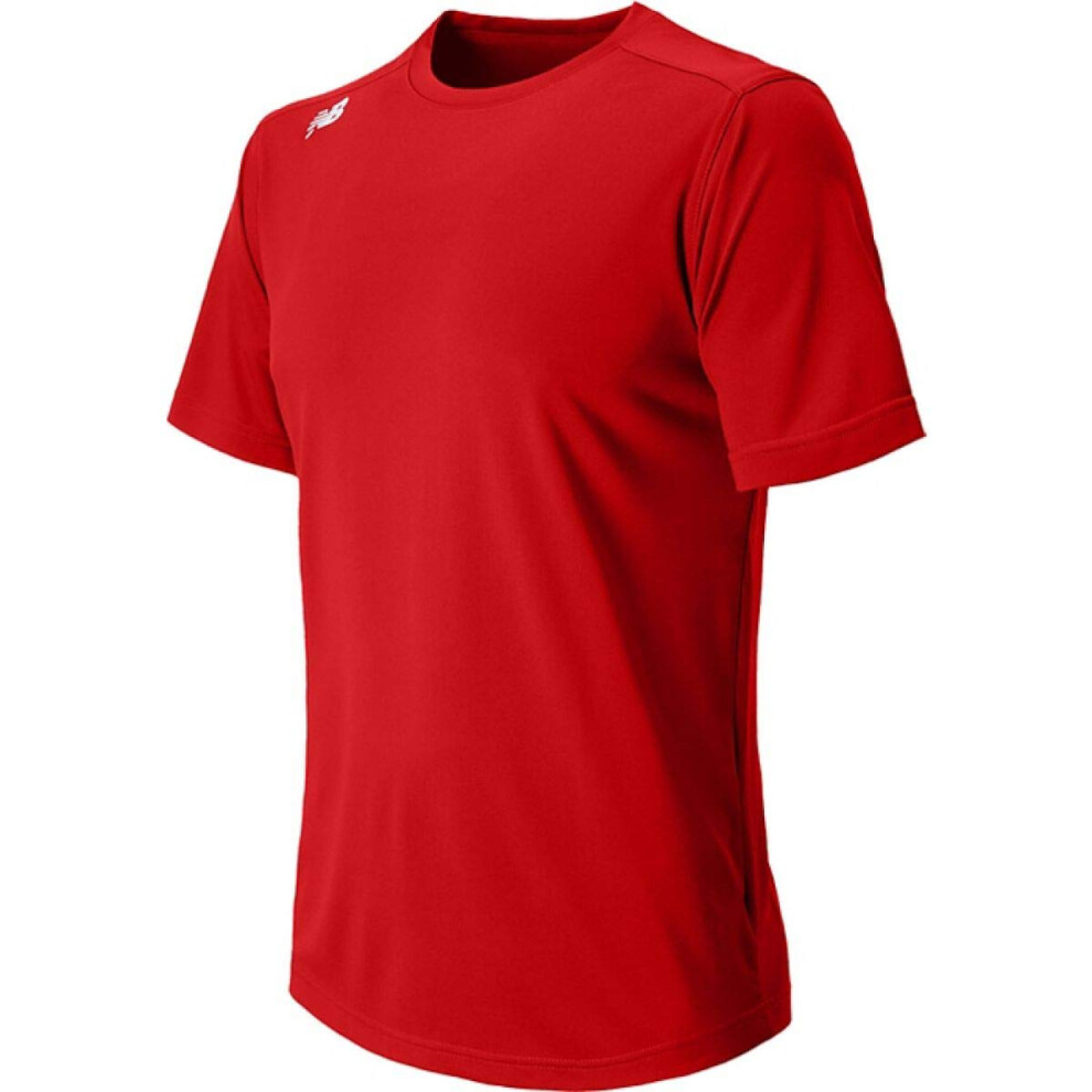 New Balance Men's Short Sleeve Tech Tee  Team Red   X-Large