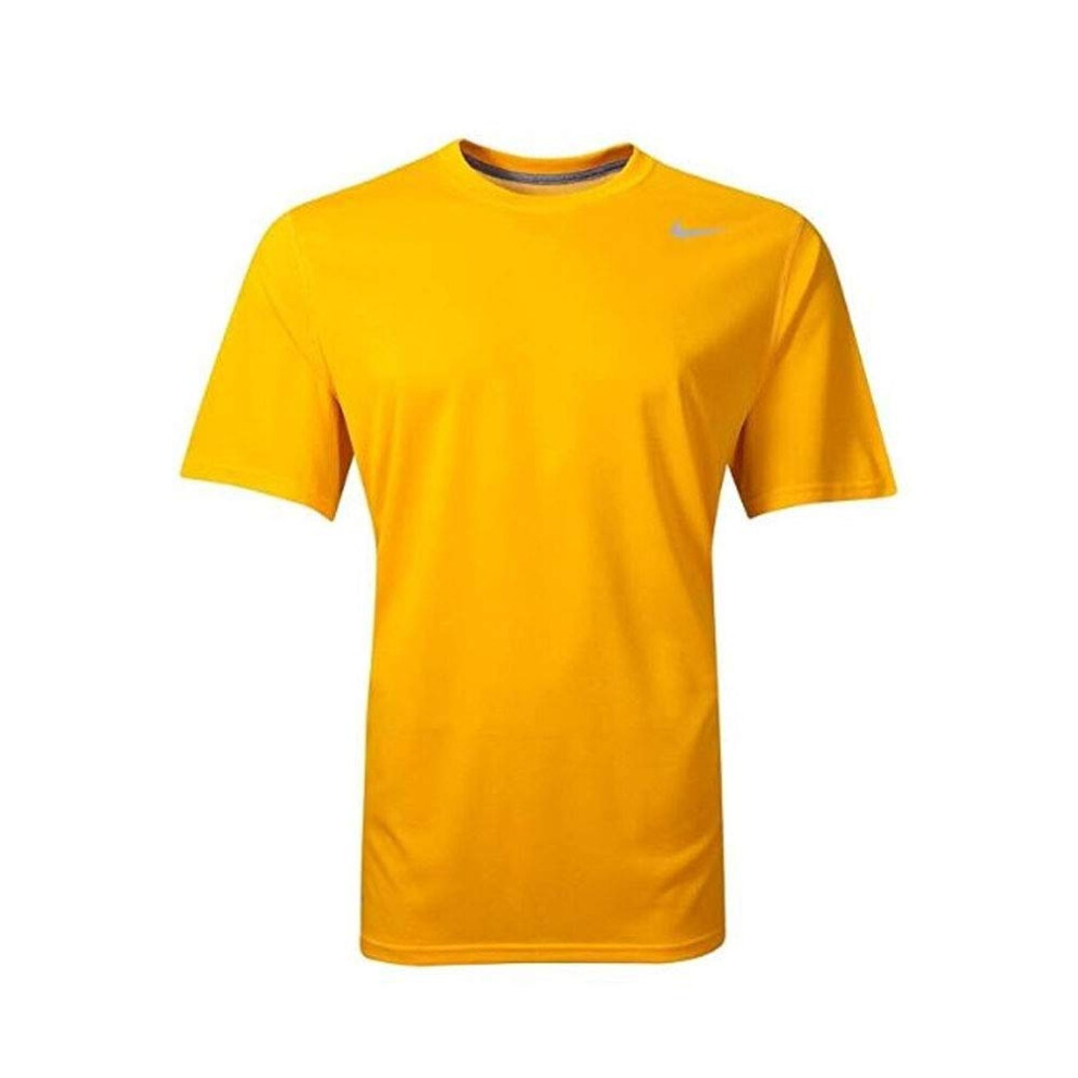 Nike Mens Shirt Short Sleeve Legend (Small  Gold)