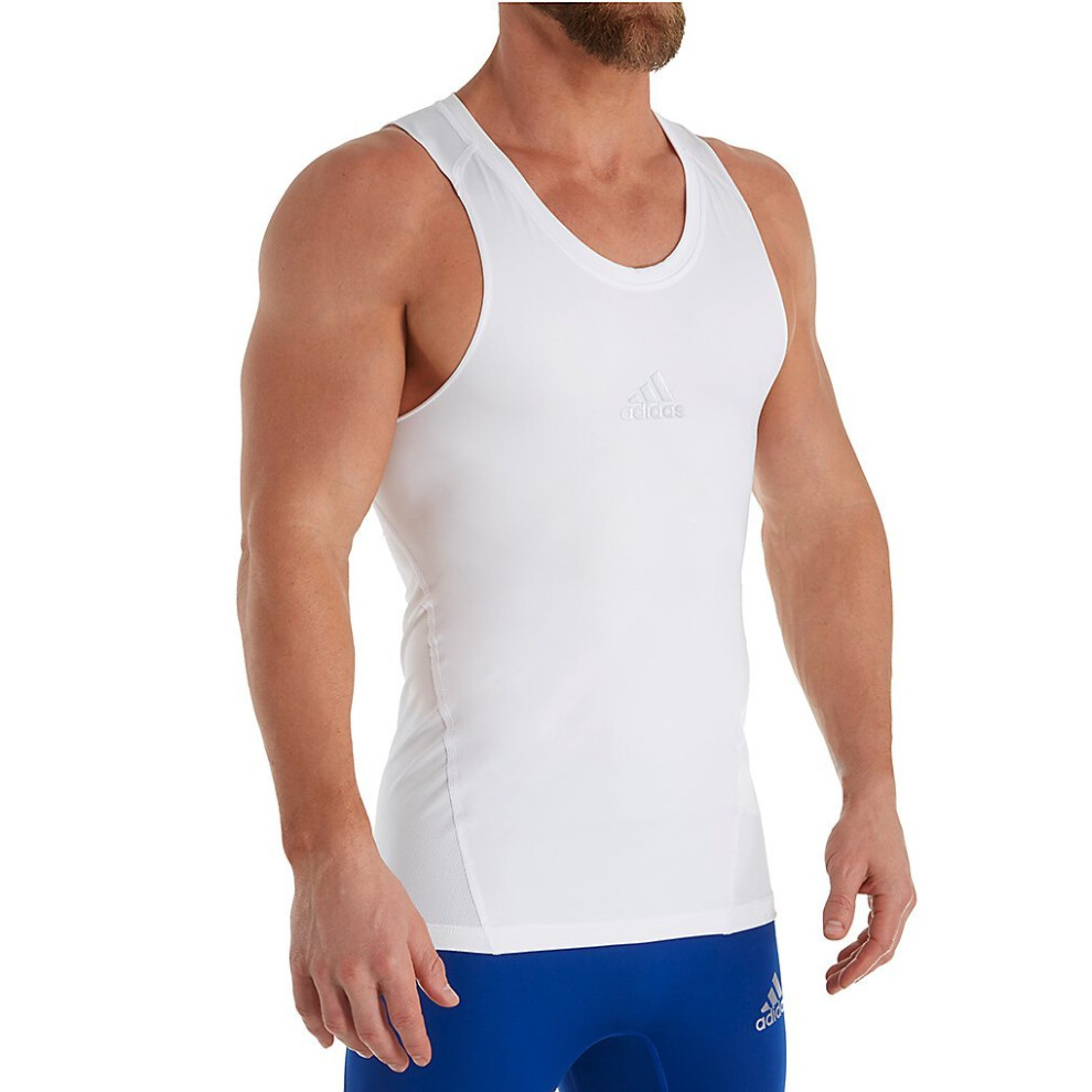 adidas Training Alphaskin Sport Tank  White  Medium