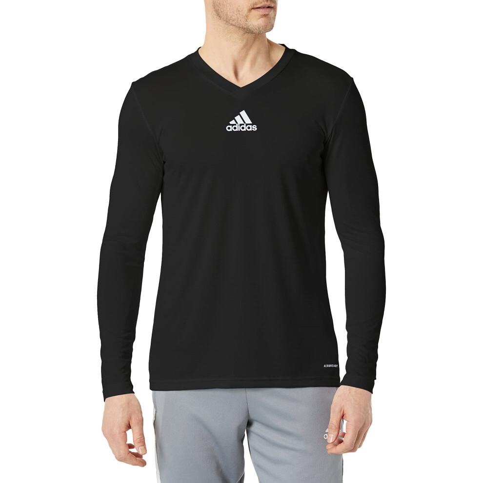 adidas mens Team Base Tee Black Small