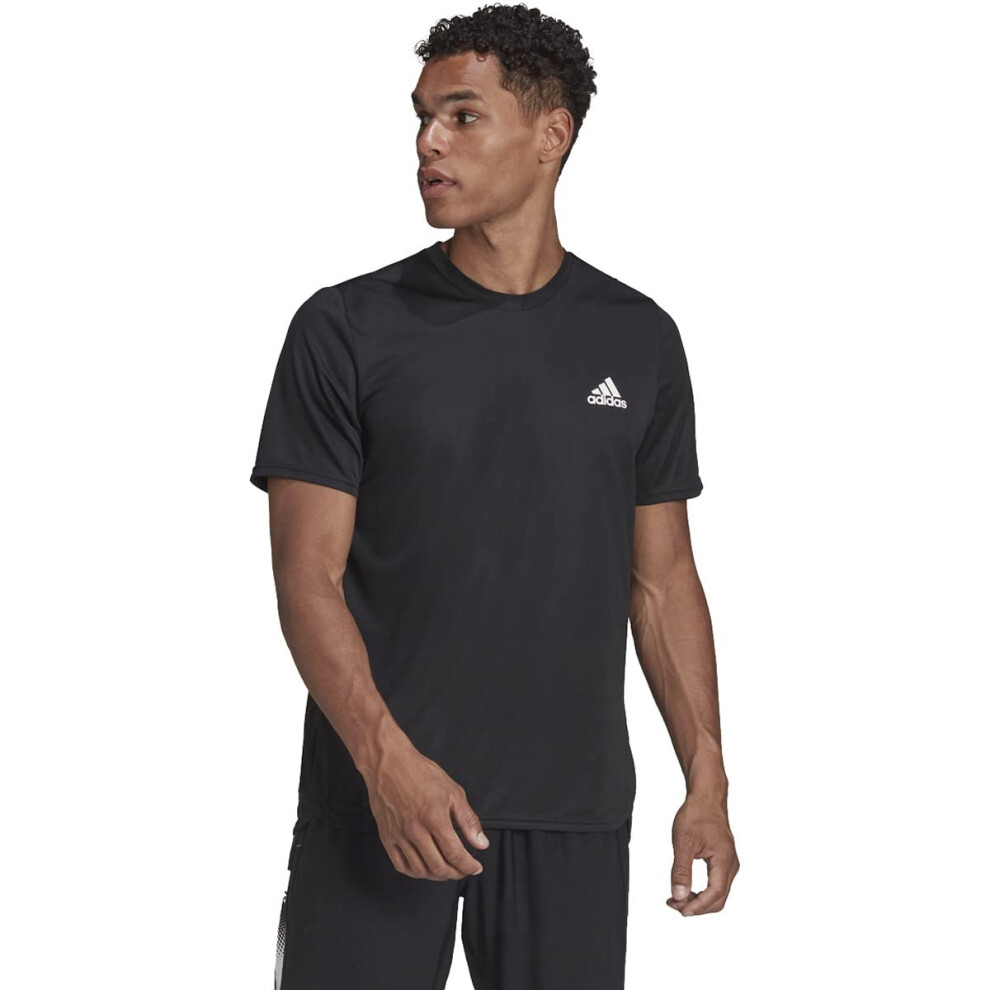 adidas Men's Designed 4 Movement Tee  Black  Small