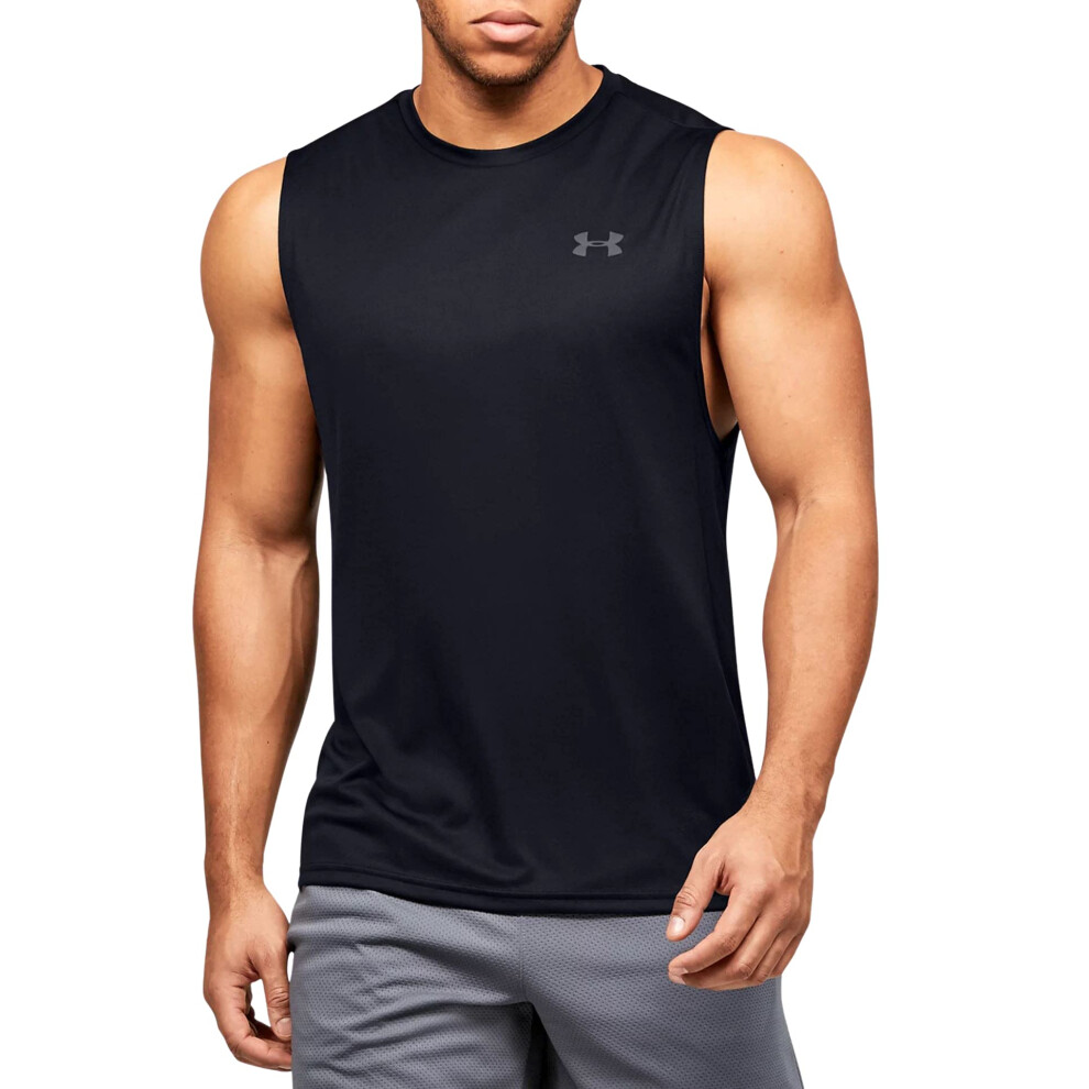 Under Armour Men's UA Velocity Muscle Tank (Black 001  X-Large)